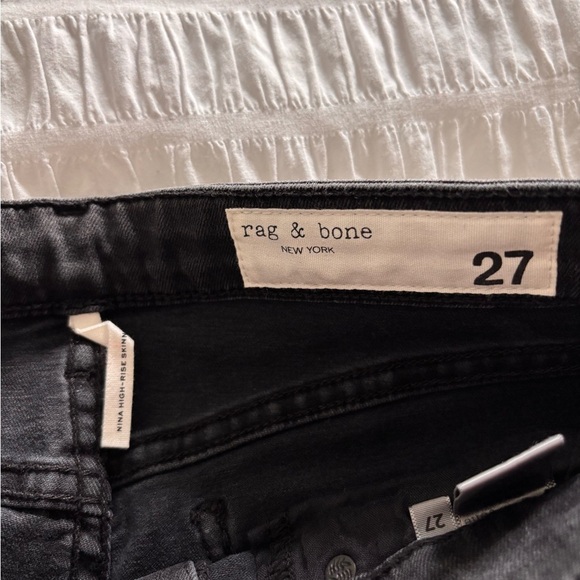 Rag & Bone Black Skinny Jeans - Picture 2 of 9